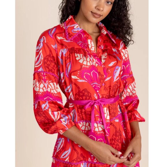 Alden Adair Women's Leopard Love Leo Maxi Renee Dress - Picture 4 of 5